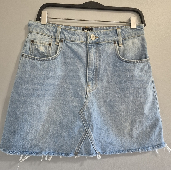 BDG blue festival party sorority bar pop Y2K Urban Outfitters Denim Mini Skirt - Picture 2 of 14